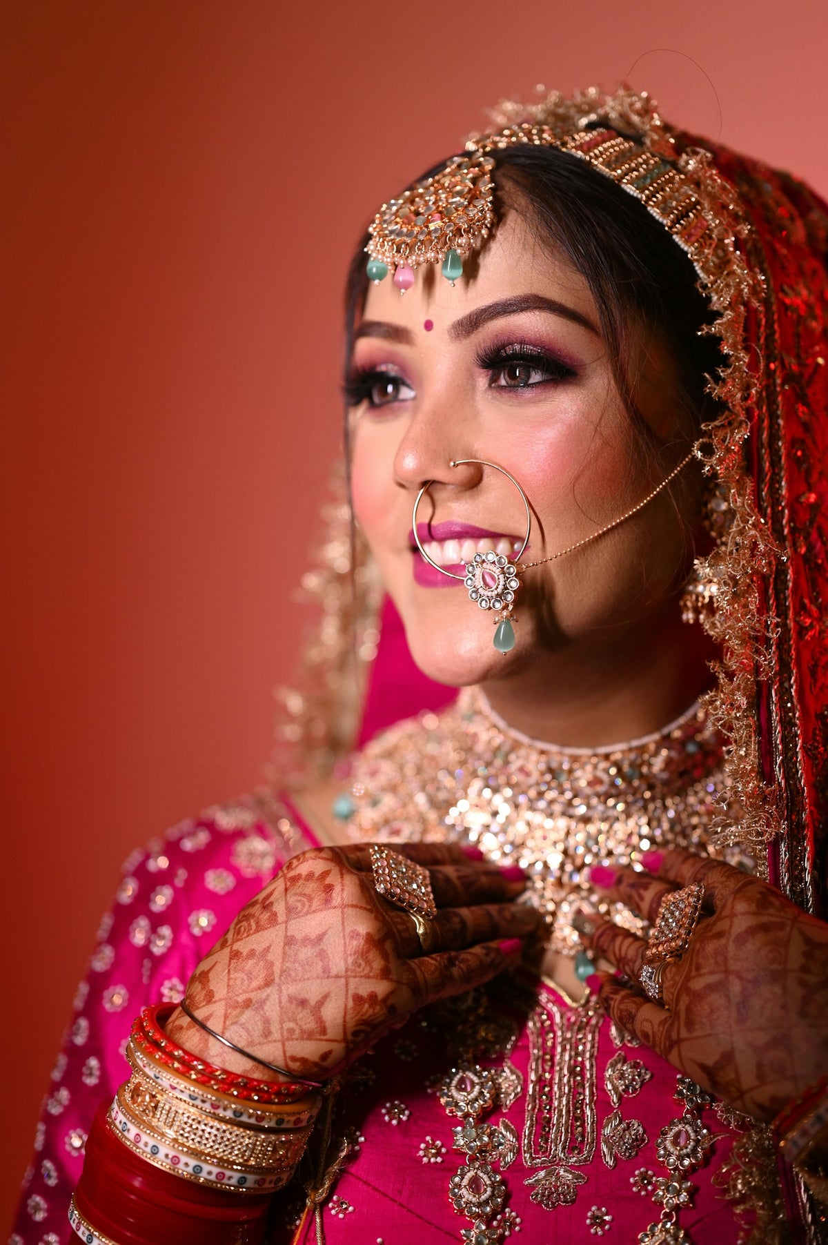 Meherbano Bridal Zari Formal 3 Piece Suit - styled portrait